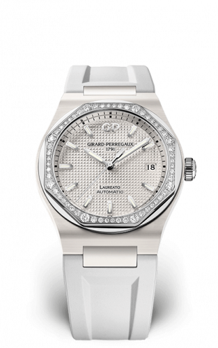 Laureato 38 Automatic Ceramic / White / Rubber