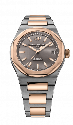 Laureato 42 Automatic Titanium / Pink Gold / Grey