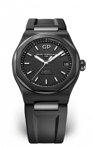Laureato 42 Automatic Ceramic / Black / Rubber