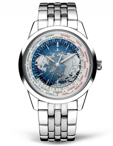 Geophysic Universal Time Stainless Steel / Bracelet