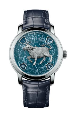 Métiers d'Art The Legend of the Chinese Zodiac Year of the Dog Ox Platinum