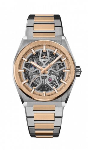 Defy Classic 41mm Titanium / Rose Gold / Bracelet