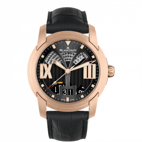 L-Evolution Réveil Grande Date 8 Jours Red Gold