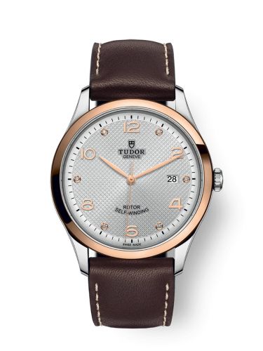 1926 41 Stainless Steel / Rose Gold / Silver - Diamond / Strap