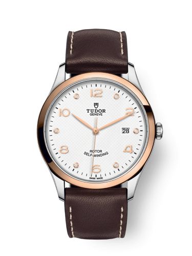 1926 41 Stainless Steel / Rose Gold / White - Diamond / Strap