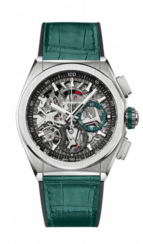 Defy El Primero 21 Titanium / Skeleton / Alligator / Vendôme Limited Edition