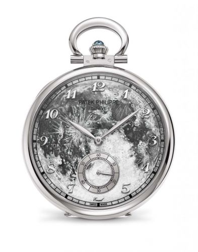 Pocket Watch Lepine White Gold / First Steps on the Moon