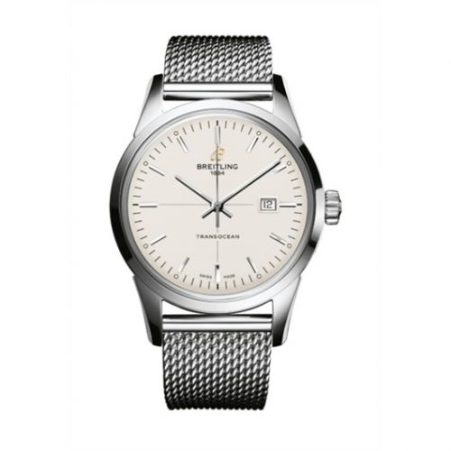 Transocean Date Stainless Steel / Silver / Bracelet