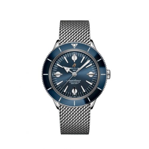 Superocean Heritage '57 Stainless Steel / Blue / Mesh
