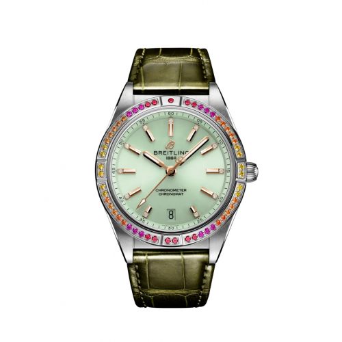 Chronomat Automatic 36 South Sea Stainless Steel / Mint Green