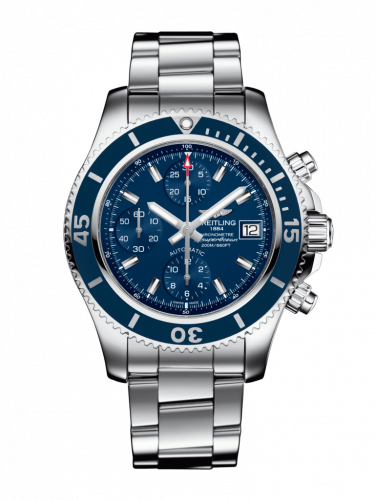 Superocean Chronograph 42 Stainless Steel / Blue / Bracelet