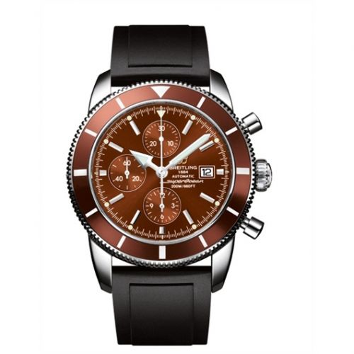 Superocean Heritage 46 Chronograph Stainless Steel / Bronze / Bronze / Rubber