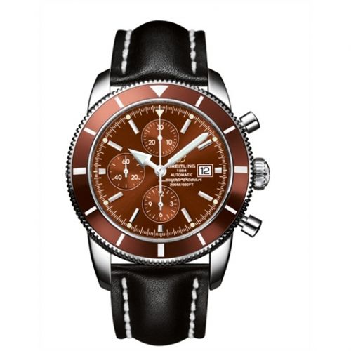 Superocean Heritage 46 Chronograph Stainless Steel / Bronze / Bronze / Calf