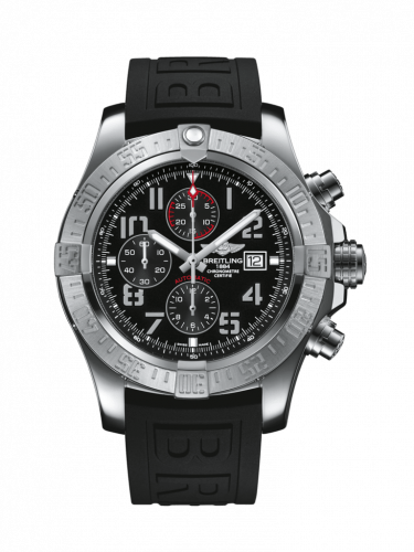 Super Avenger II Stainless Steel / Volcano Black / Rubber / Pin
