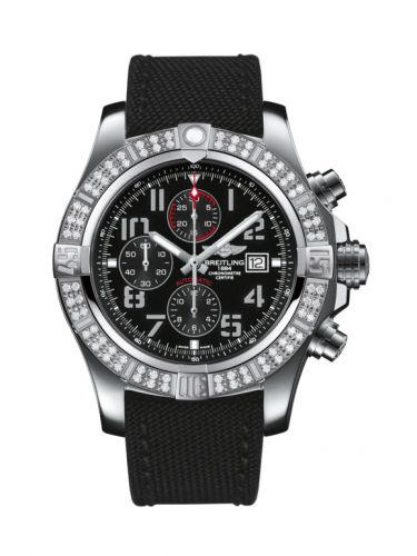 Super Avenger II Stainless Steel / Diamond / Volcano Black / Military / Pin