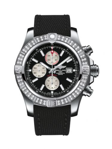 Super Avenger II Stainless Steel / Diamond / Volcano Black / Military / Pin