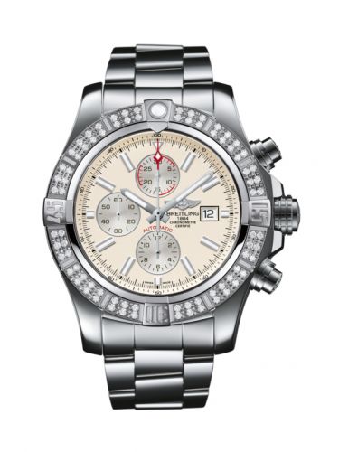 Super Avenger II Stainless Steel / Diamond / Stratus Silver / Bracelet