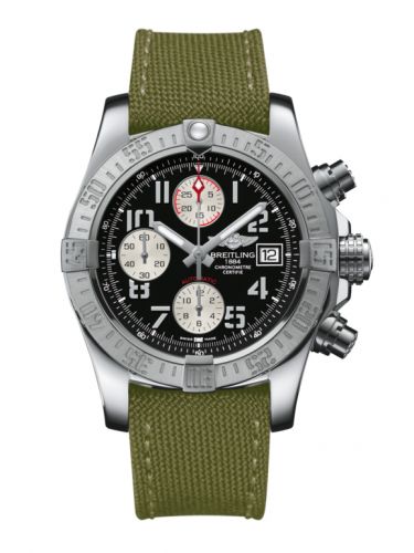 Avenger II Stainless Steel / Volcano Black / Military