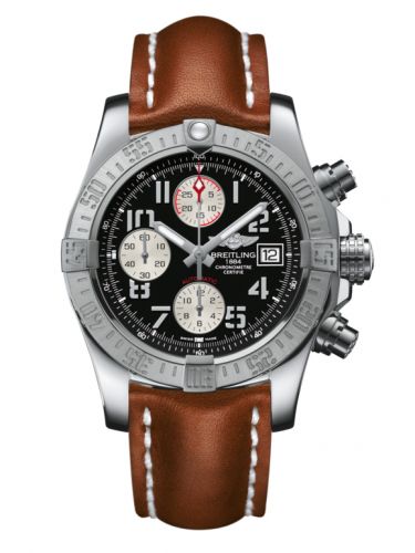 Avenger II Stainless Steel / Volcano Black / Calf