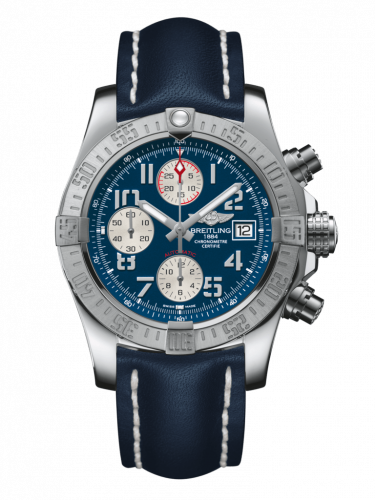 Avenger II Stainless Steel / Mariner Blue / Calf / Pin