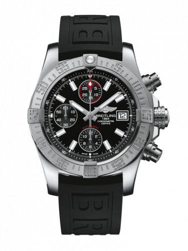 Avenger II Stainless Steel / Volcano Black / Rubber / Folding