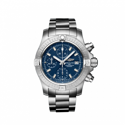 Avenger Chronograph 43 Stainless Steel / Blue / Bracelet