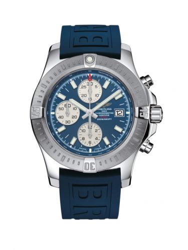 Colt Chronograph Automatic Stainless Steel / Mariner Blue / Rubber / Pin