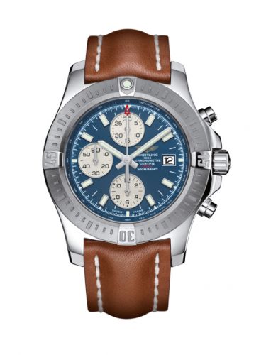 Colt Chronograph Automatic Stainless Steel / Mariner Blue / Calf / Pin