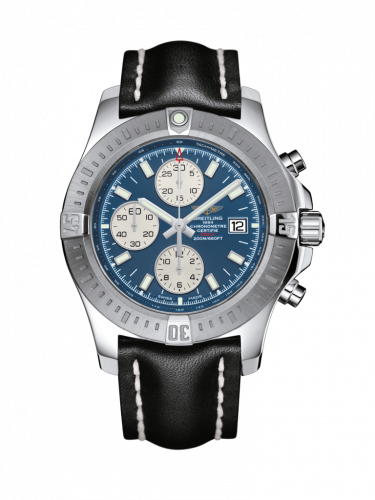 Colt Chronograph Automatic Stainless Steel / Mariner Blue / Calf / Pin