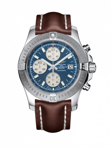 Colt Chronograph Automatic Stainless Steel / Mariner Blue / Calf / Pin