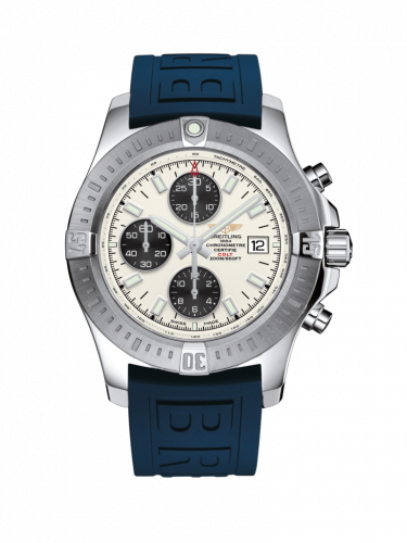 Colt Chronograph Automatic Stainless Steel / Stratus Silver / Rubber / Folding