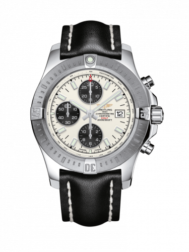 Colt Chronograph Automatic Stainless Steel / Stratus Silver / Calf / Pin