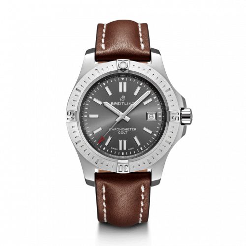 Chronomat Colt 41 Automatic Tempest Grey / Calf / Pin