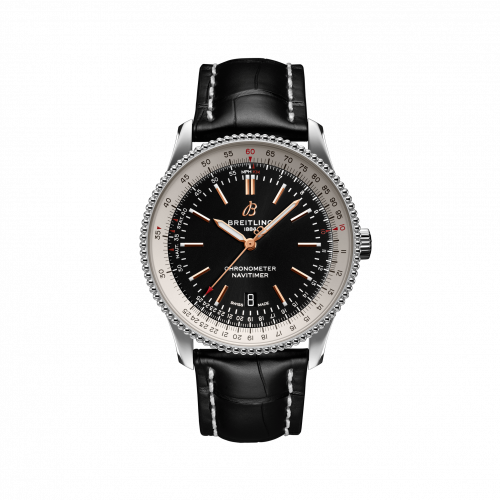 Navitimer Automatic 41 Automatic Stainless Steel / Black / Croco / Folding