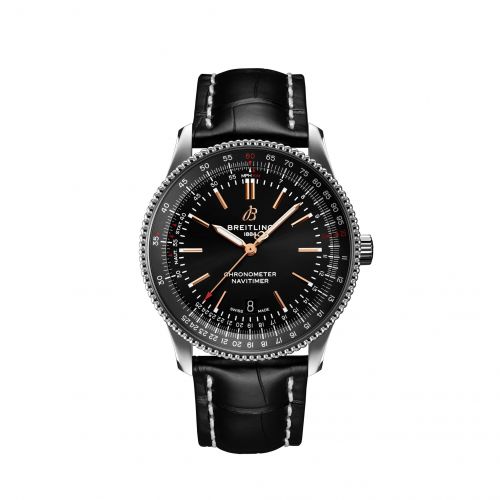 Navitimer Automatic 41 Automatic Stainless Steel / Black / Croco / Pin