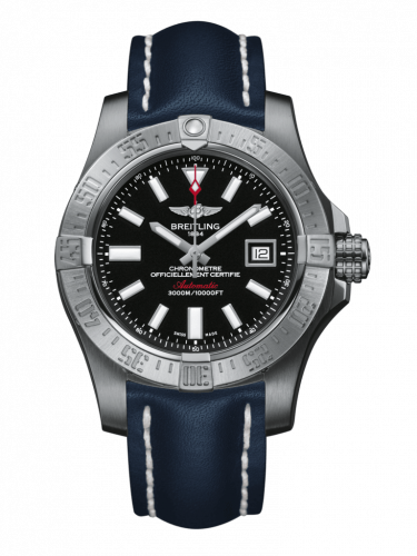 Avenger II Seawolf Stainless Steel / Volcano Black / Calf / Folding
