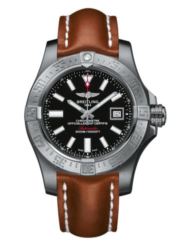 Avenger II Seawolf Stainless Steel / Volcano Black / Calf / Pin