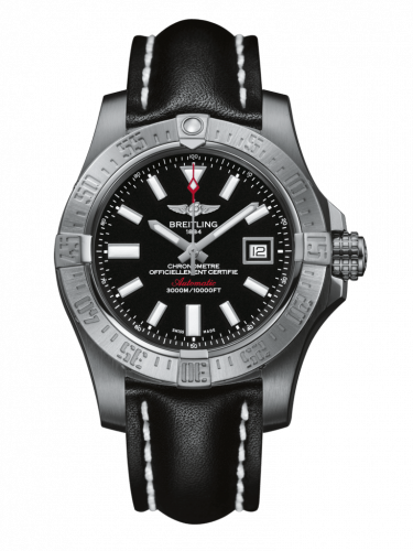Avenger II Seawolf Stainless Steel / Volcano Black / Calf / Folding