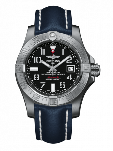 Avenger II Seawolf Stainless Steel / Volcano Black / Calf / Folding