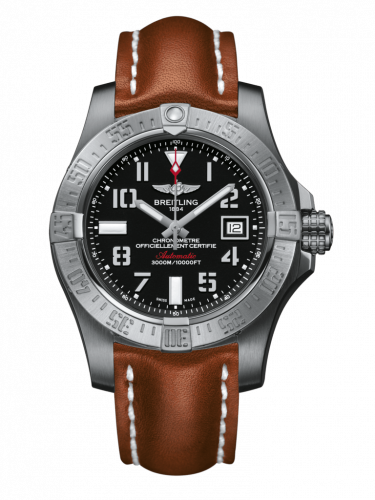 Avenger II Seawolf Stainless Steel / Volcano Black / Calf / Folding