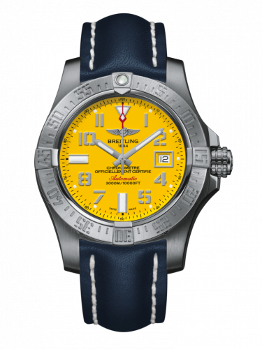 Avenger II Seawolf Stainless Steel / Cobra Yellow / Calf / Pin