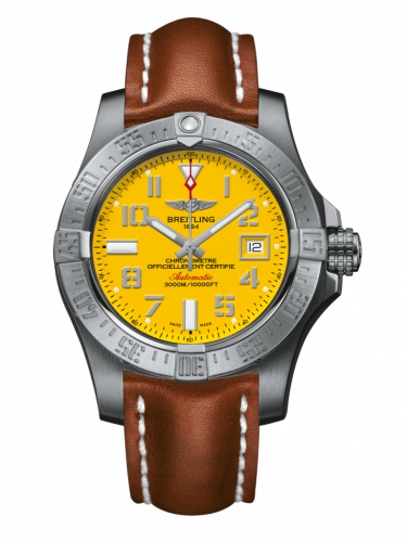 Avenger II Seawolf Stainless Steel / Cobra Yellow / Calf / Folding