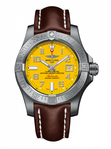 Avenger II Seawolf Stainless Steel / Cobra Yellow / Calf / Pin