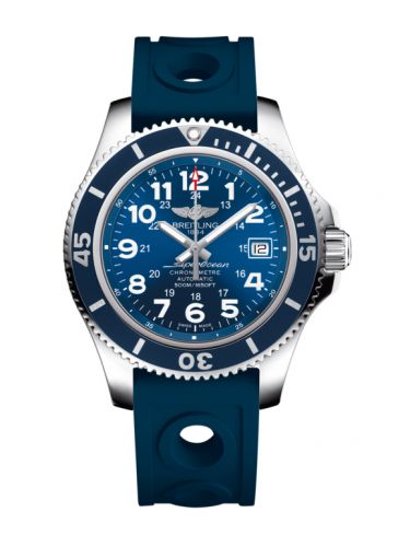 Superocean II 42 Stainless Steel / Blue / Mariner Blue / Ocean Racer / Pin