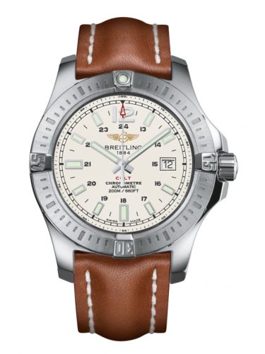 Colt 44 Automatic Stratus Silver / Calf