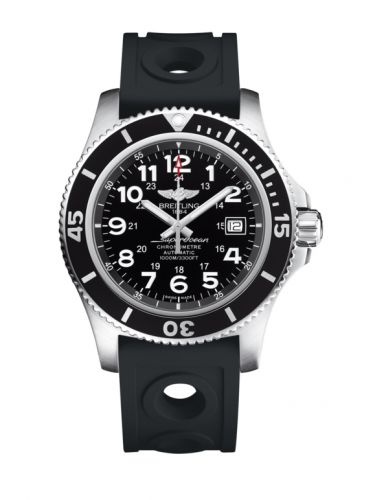 Superocean II 44 Stainless Steel / Black / Volcano Black / Ocean Racer II / Pin