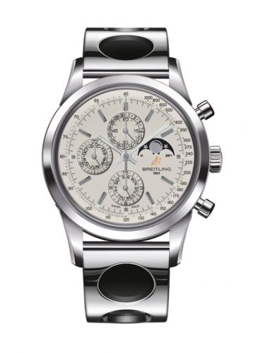 Transocean Chronograph 1461 Stainless Steel / Silver / Racer