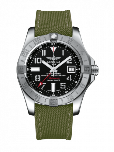Avenger II GMT Stainless Steel / Volcano Black / Military / Pin