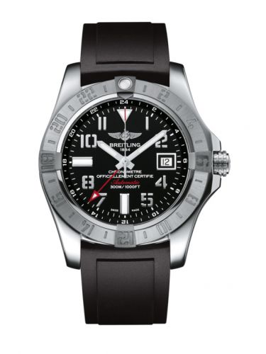 Avenger II GMT Stainless Steel / Volcano Black / Rubber