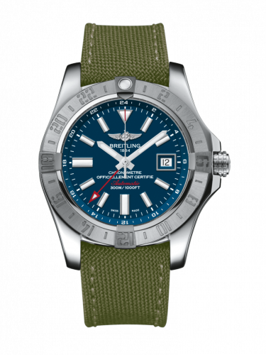 Avenger II GMT Stainless Steel / Mariner Blue / Military / Pin